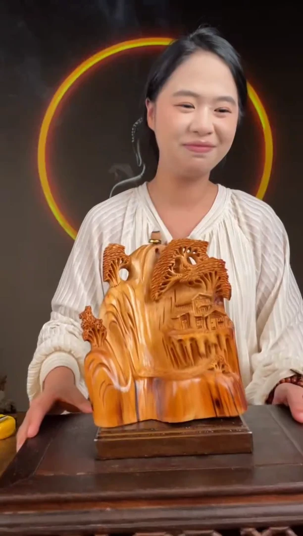 柏木（崖柏）手工摆件,先抢先得! 编号:103