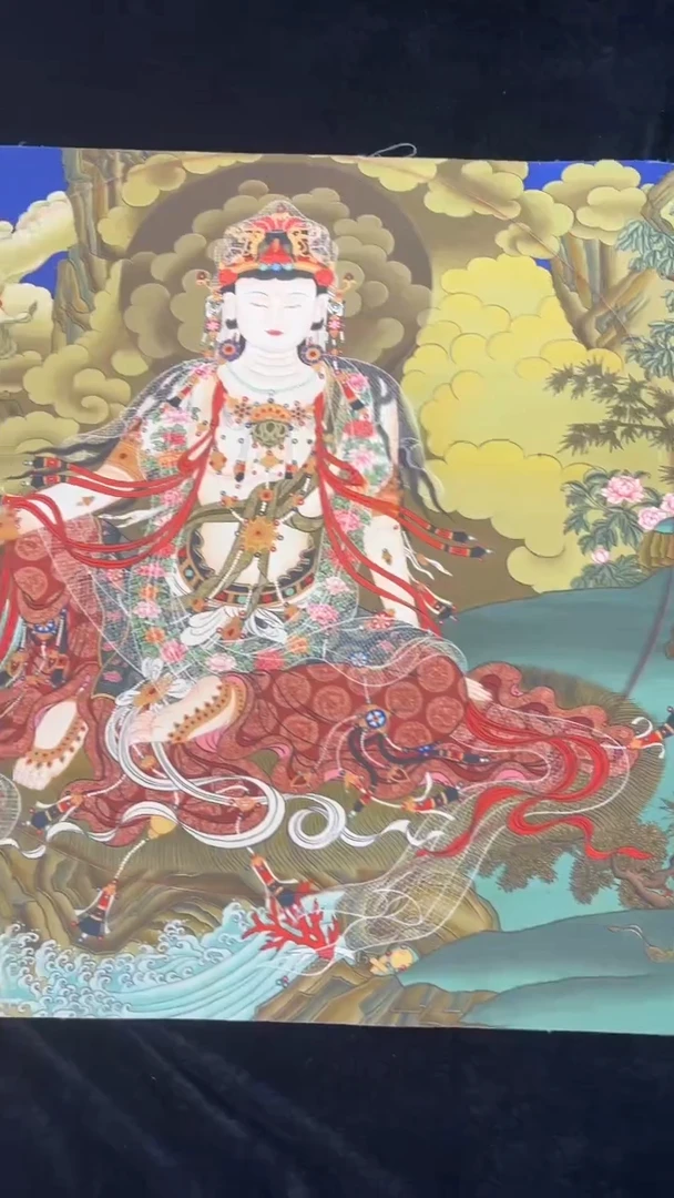 装裱画唐卡藏艺阁高端绘画作品TK16108