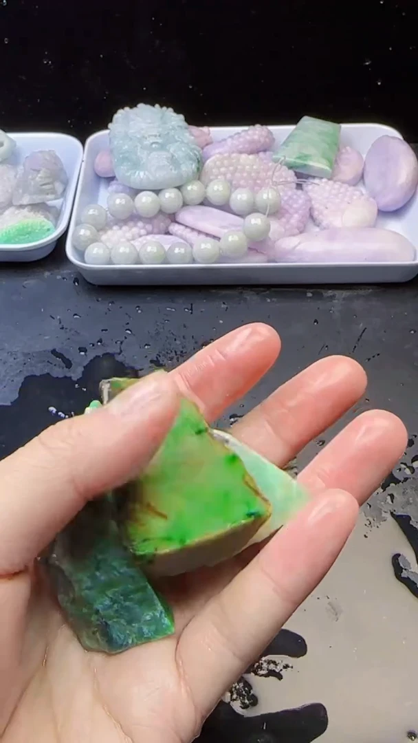 未镶嵌挂件翡翠009天然A货翡翠