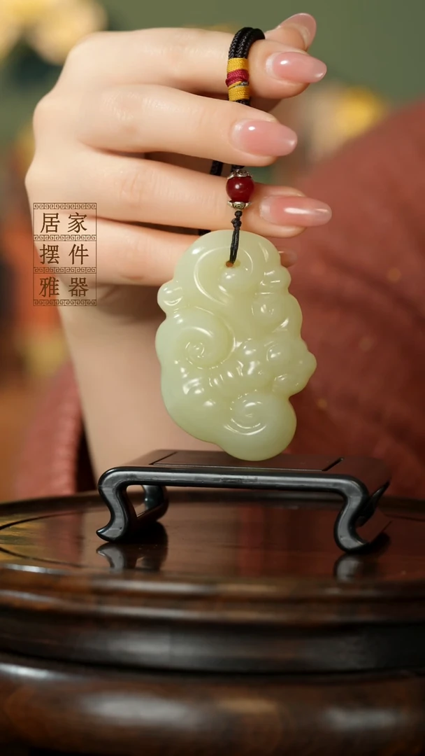 玉《如意灵芝》摆件