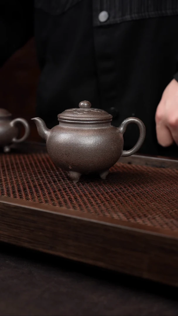 【闪购商品】紫砂茶壶岩中泥大彬如意