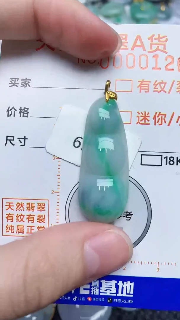 【闪购商品】翡翠颈饰18K金镶嵌8768768768