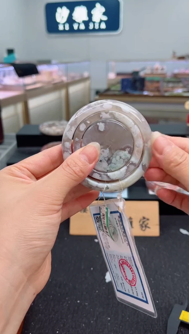 石英质玉手镯未镶嵌58圈口（赠品镯心）S9811