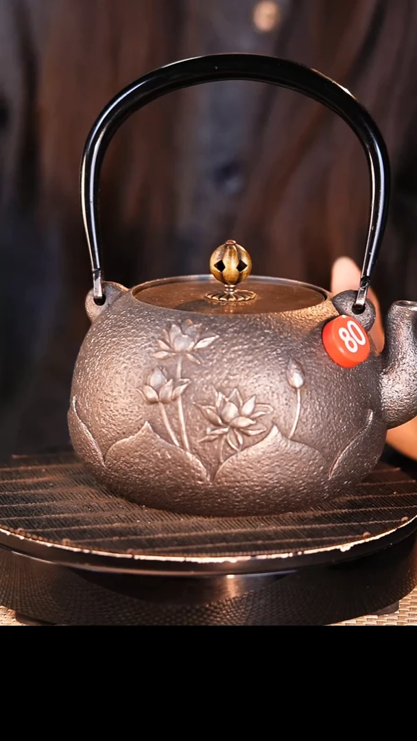 手工壶日本回流砂铁壶煮茶煮水-红80