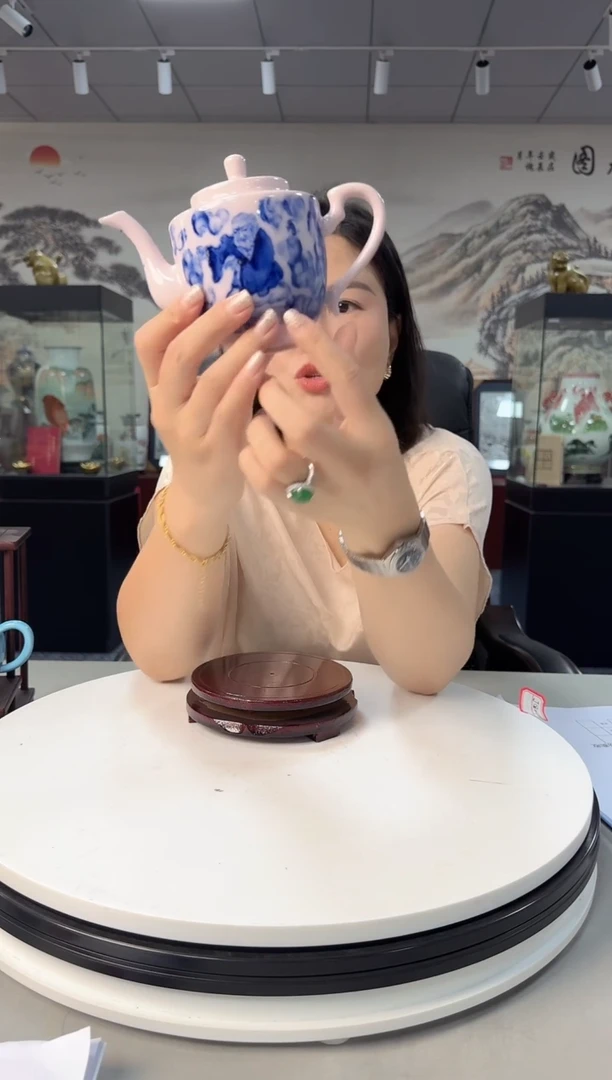 陶瓷盖子款景德镇其他摆件