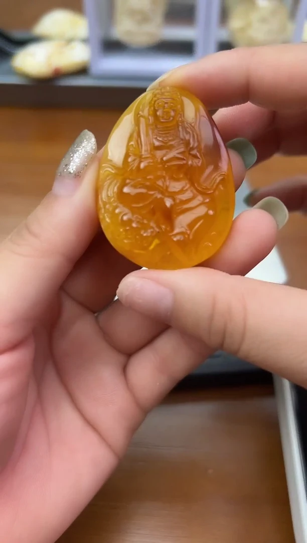 未镶嵌蜜蜡裸石蜜蜡吊坠