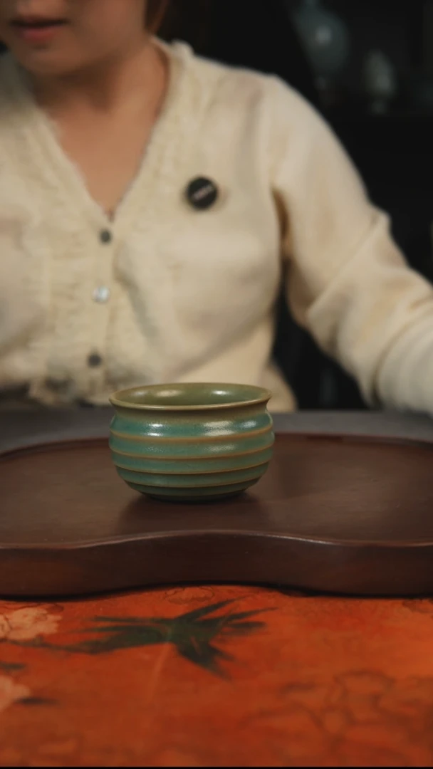 杯子瓷阳**城汝州原产地原矿仿古老釉q