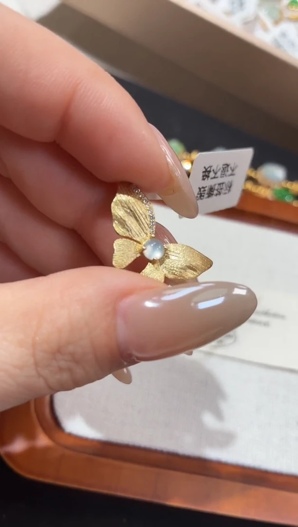 吊坠(不含链)银S925镶嵌翡翠吊坠
