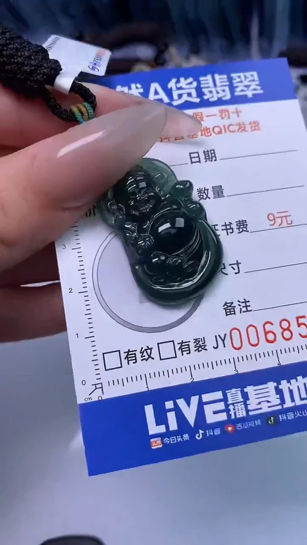 【闪购商品】翡翠颈饰未镶嵌A货翡翠8519