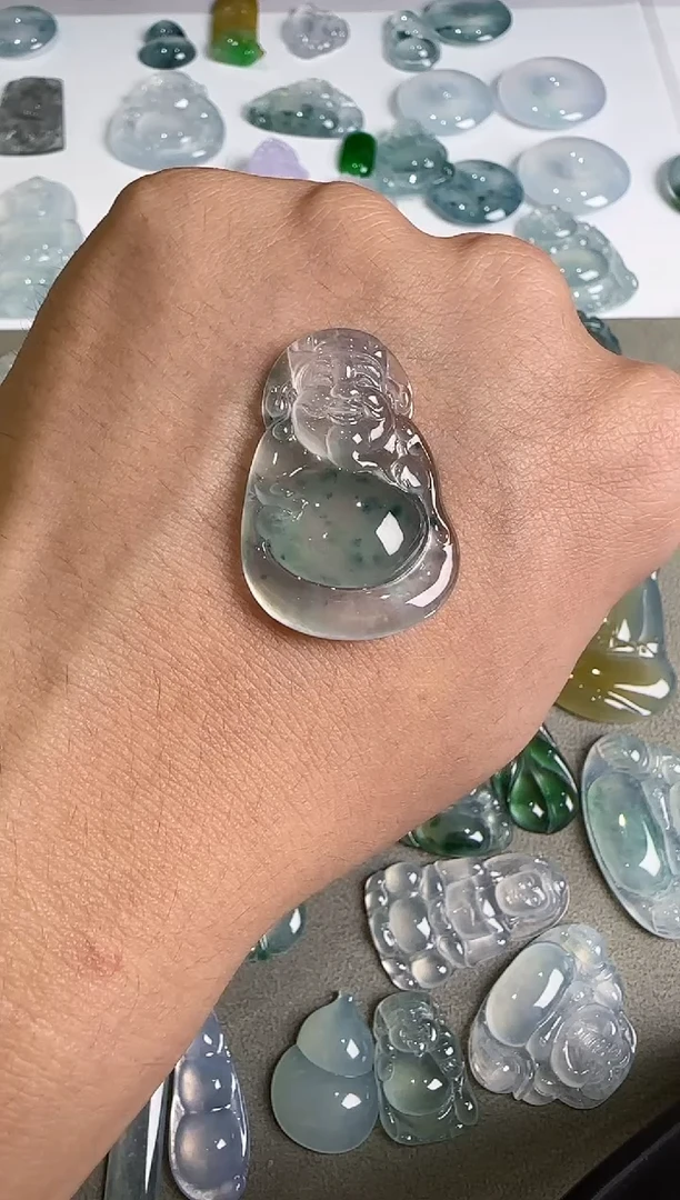 吊坠(不含链)未镶嵌翡翠招***貅17000分单