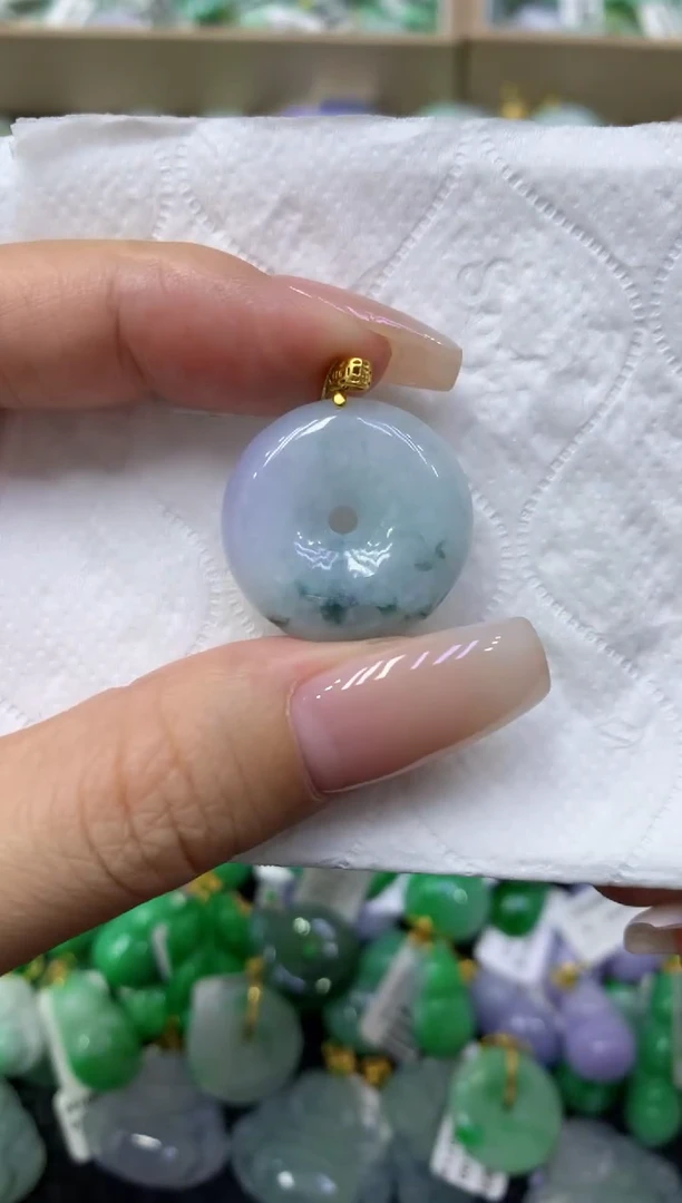 颈饰未镶嵌翡翠天然缅甸翡翠A货