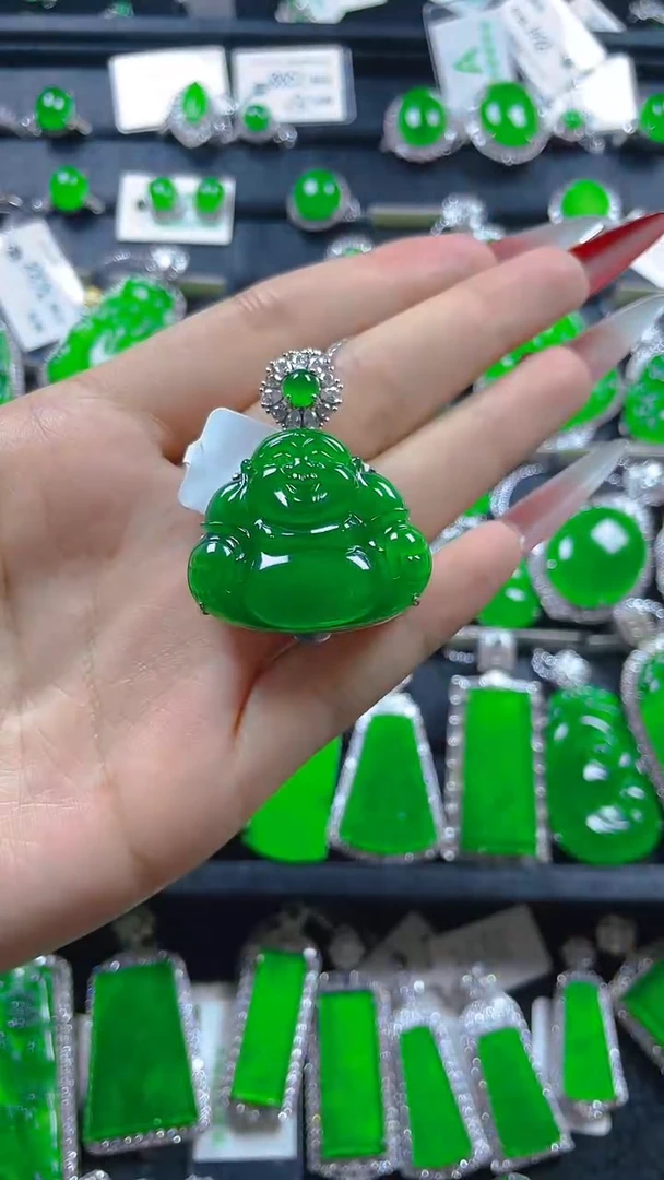 翡翠银S925镶嵌颈饰艺**育11