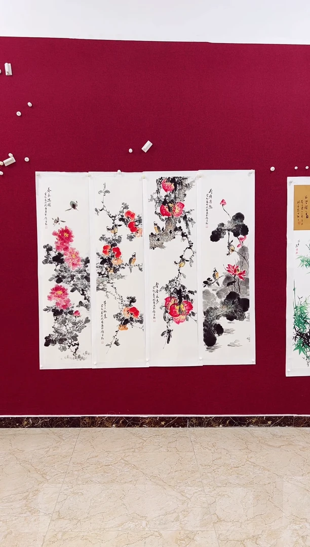 国画周艺国画花鸟作品