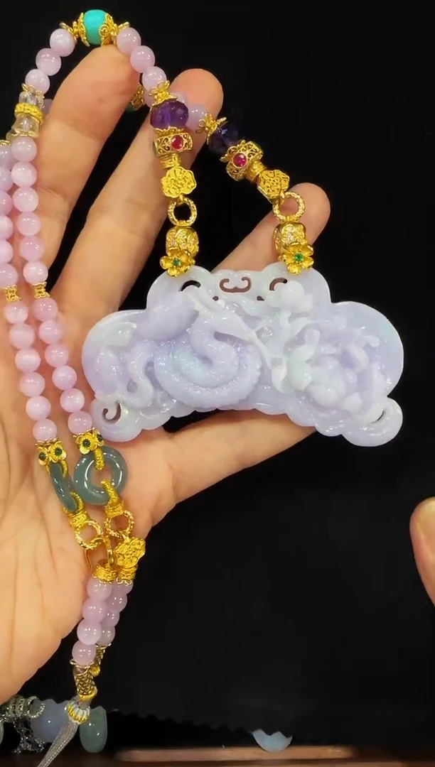 颈饰未镶嵌翡翠国风