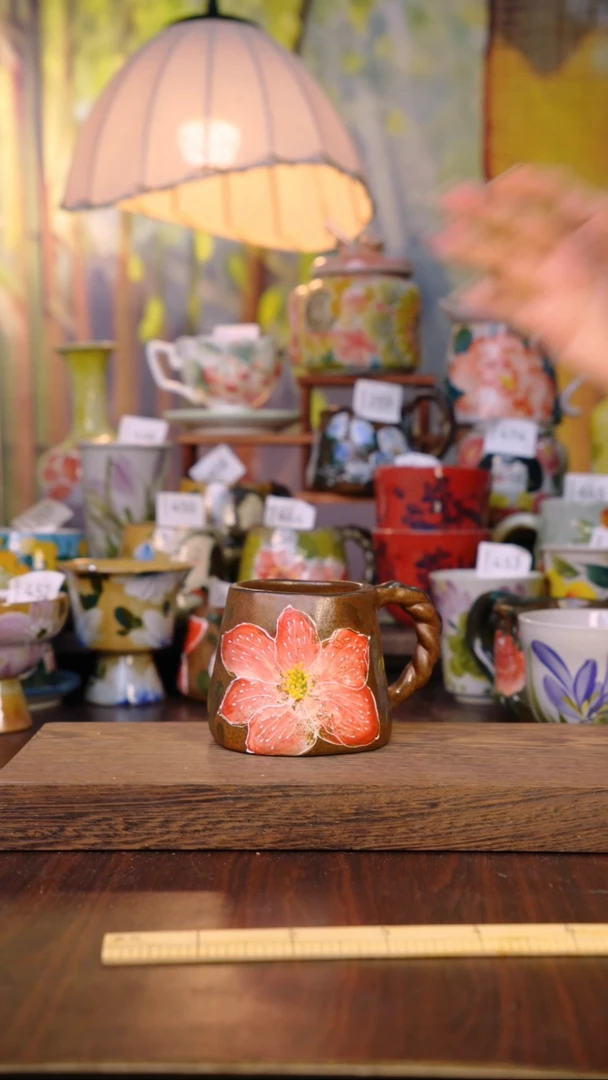 摆件泥垚手作 景德镇手工手绘器物