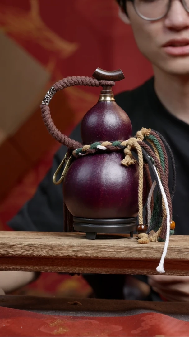 173号大漆精品葫芦一物一拍500ml