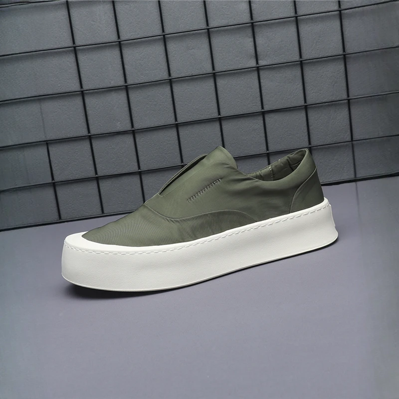 Louis Fordea/路易弗狄男士布鞋超轻厚底潮鞋保暖时尚厚底休闲鞋