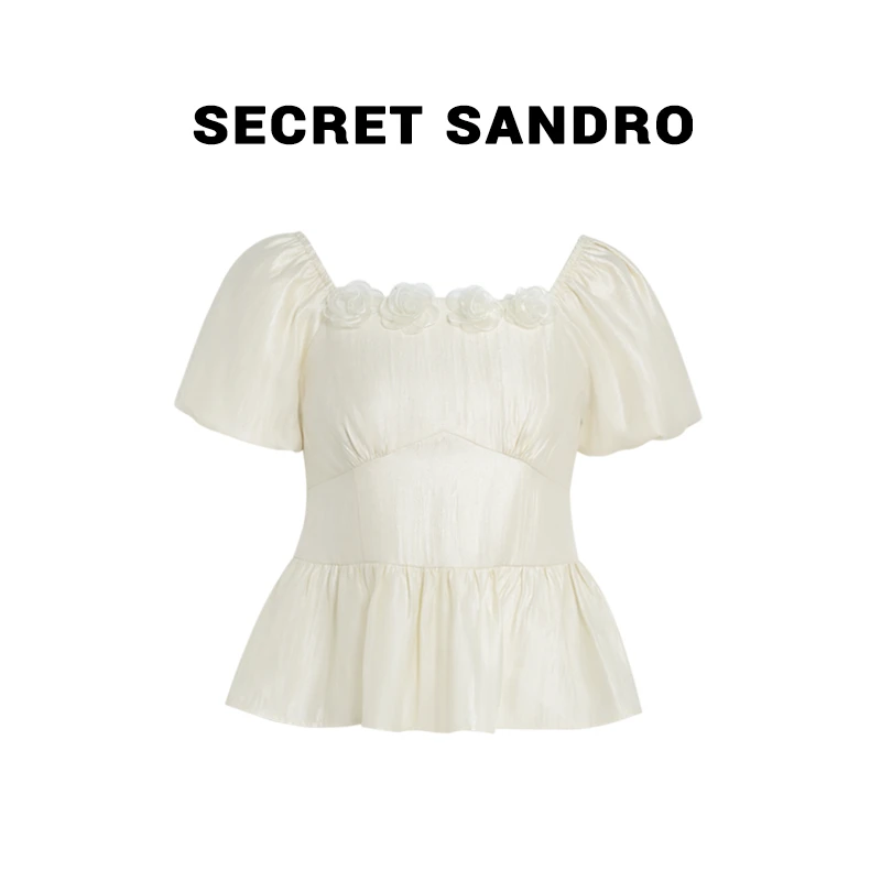 【夏花】Secret Sandro 楚楚  上衣 S55287116C