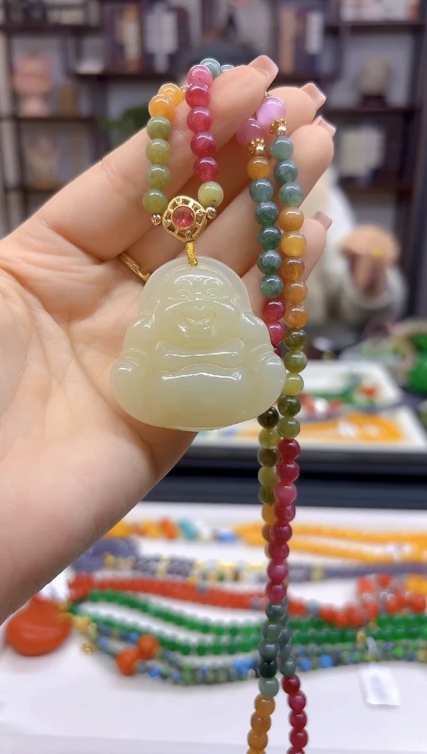 【闪购商品】和田玉毛衣链未镶嵌M214