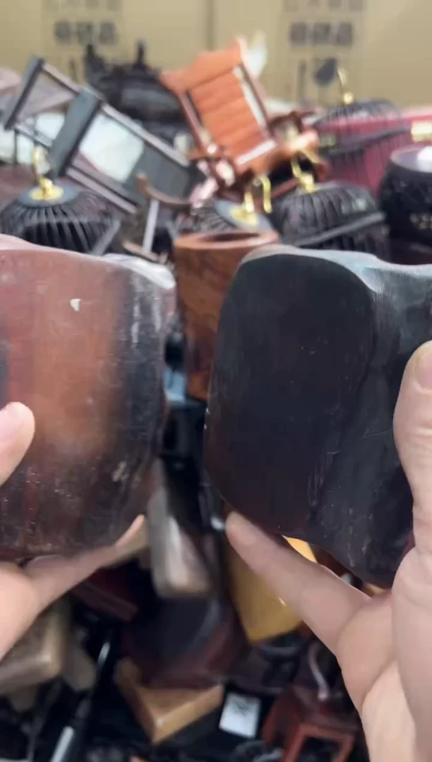 【闪购商品】木377瑕疵底座花架摆件处理2个