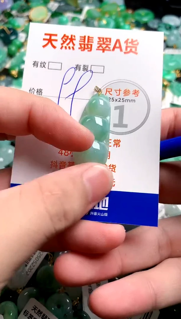 翡翠18K金镶嵌颈饰13006510
