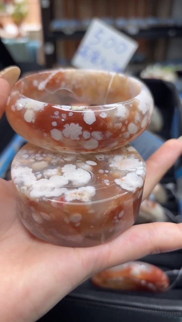 未镶嵌手镯石英质玉C177(63圈赠送镯心)