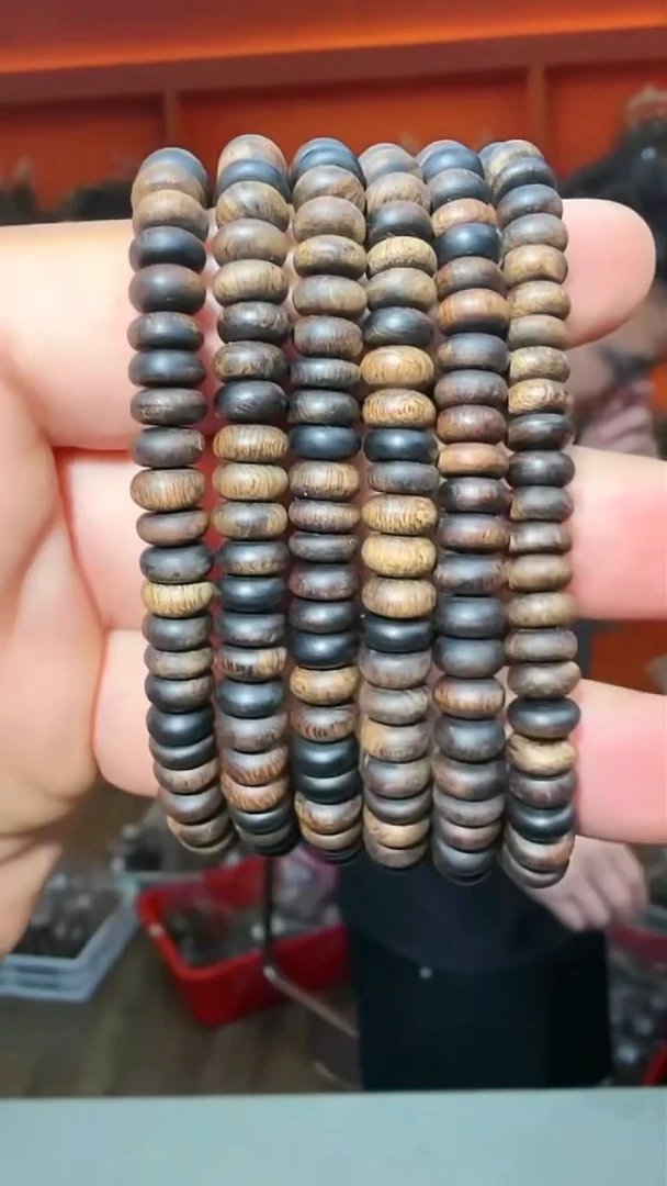 沉香手串42号文莱沉水片珠多样性发一