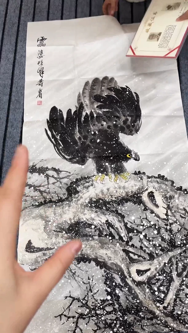 精品四尺花鸟作品