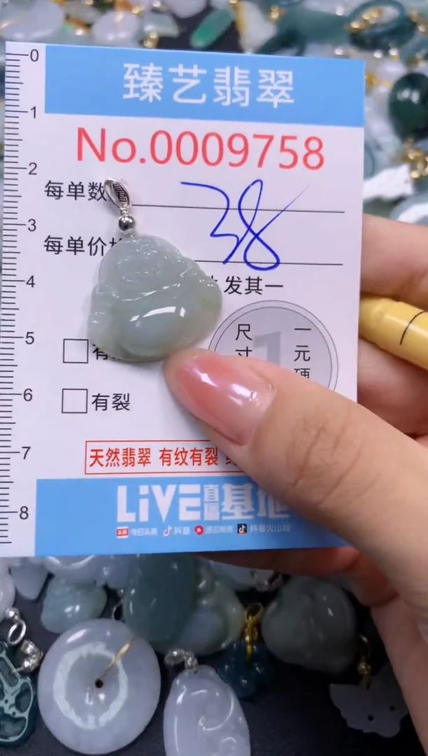 颈饰未镶嵌翡翠9758