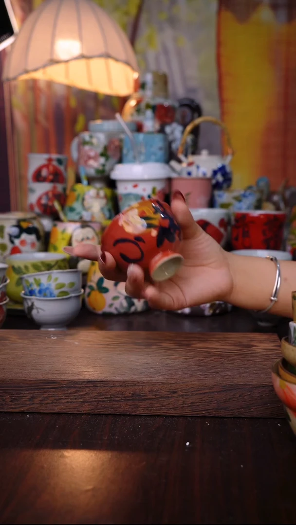 杯子陶2泥垚手作 景德镇手工手绘陶瓷器物