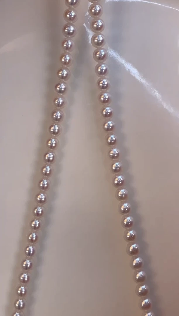 项链14K金镶嵌淡水珍珠4