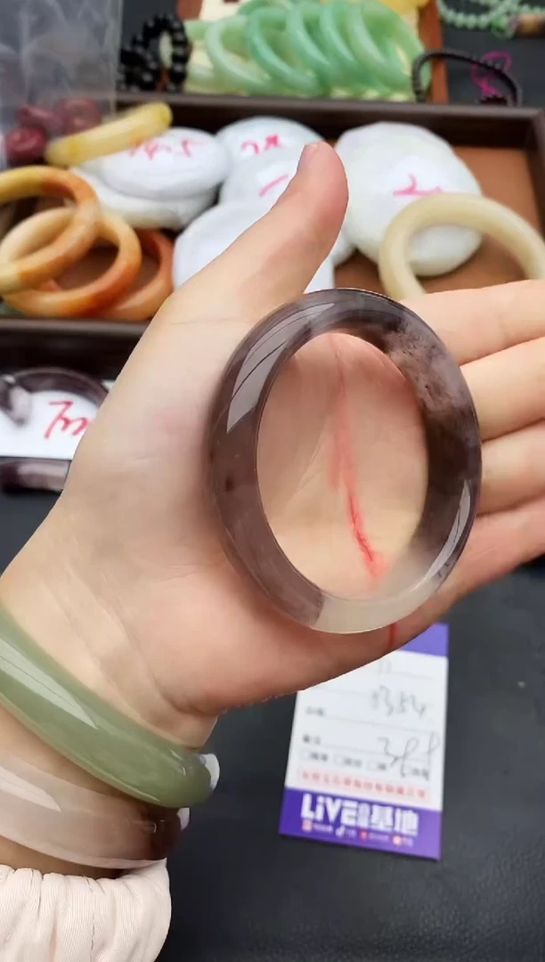 未镶嵌手镯石英质玉93+53/54