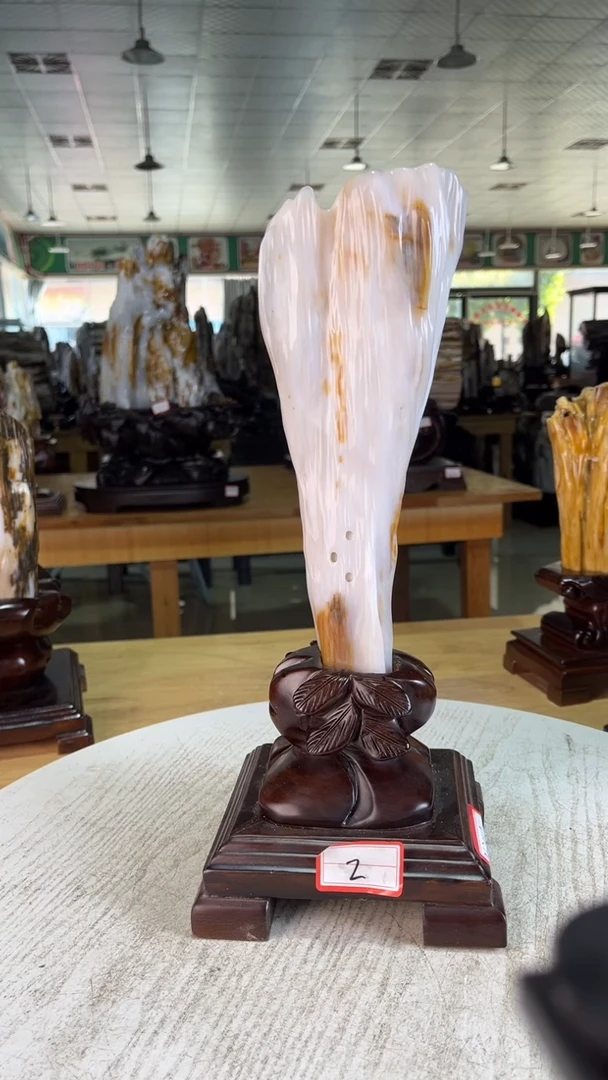 未镶嵌珠宝奇石硅化玉388