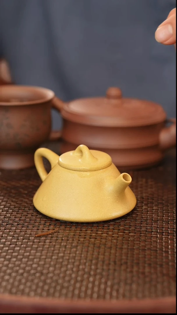 茶壶紫砂原矿手工制作子冶石瓢