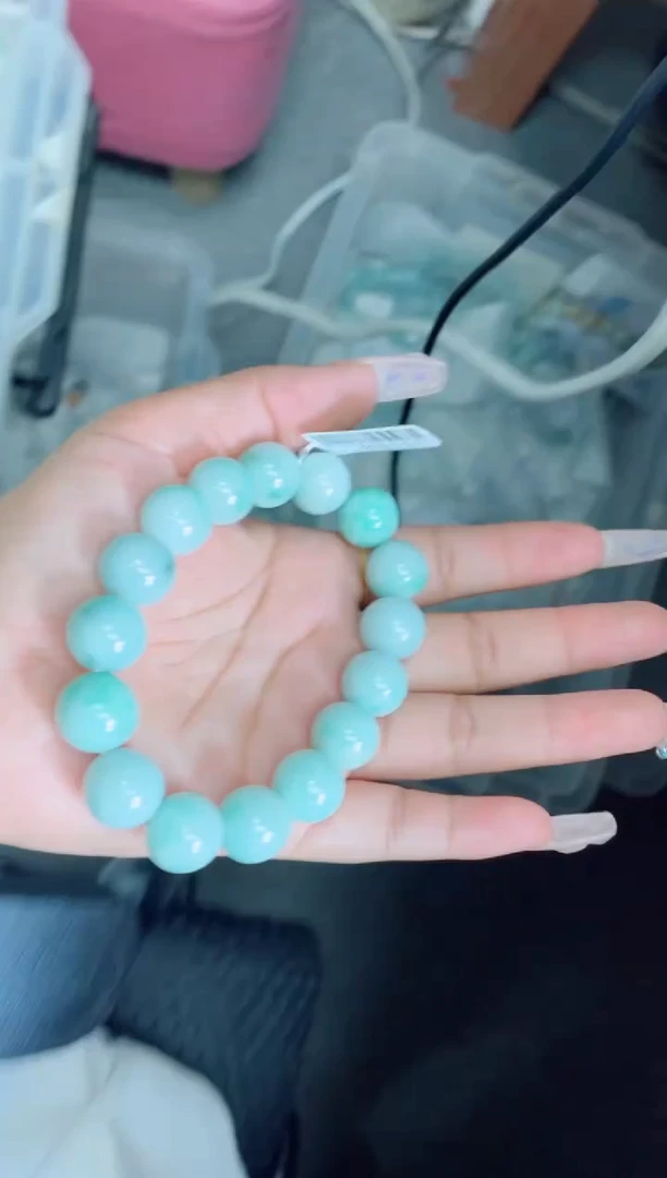 未镶嵌定制翡翠珠串