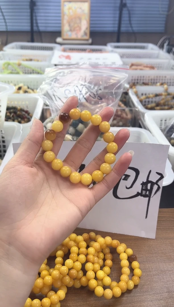 【闪购商品】菩提根/象牙果手串糖心蛋圆珠11mm