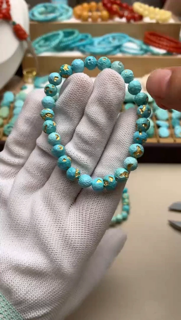 未镶嵌绿松石项链45