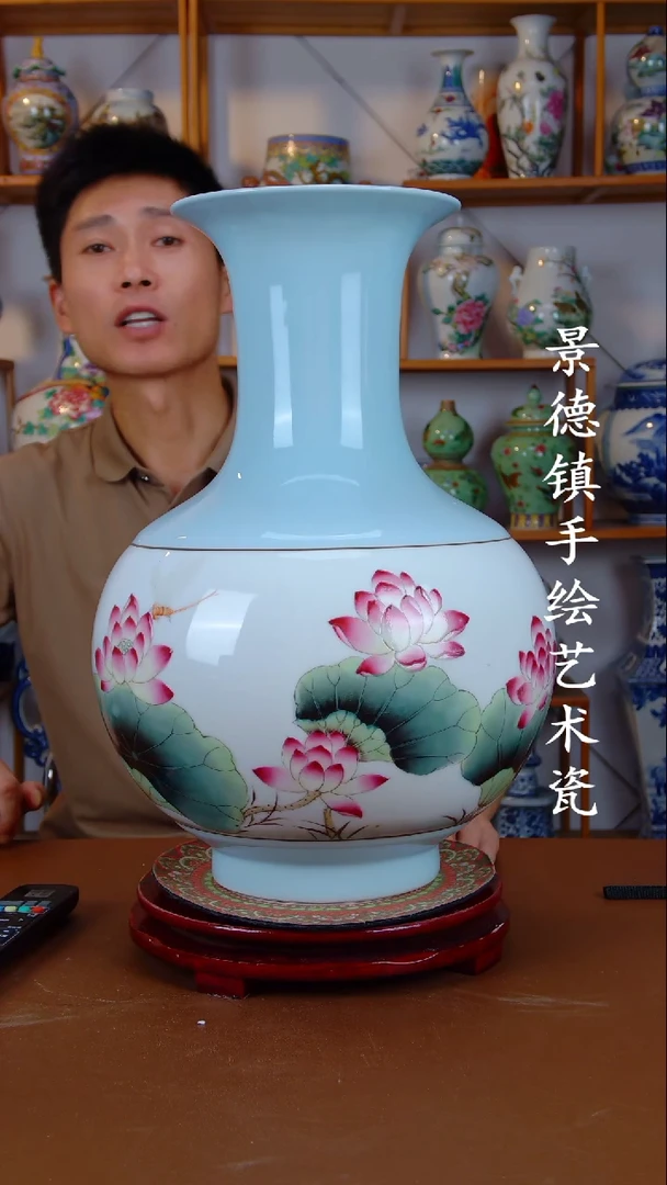 现代景德镇手工手绘陶瓷摆件76