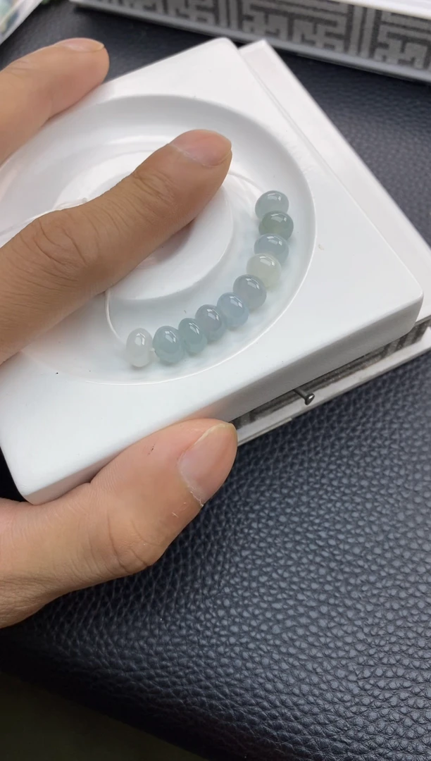 翡翠散珠12天然A货翡翠散珠