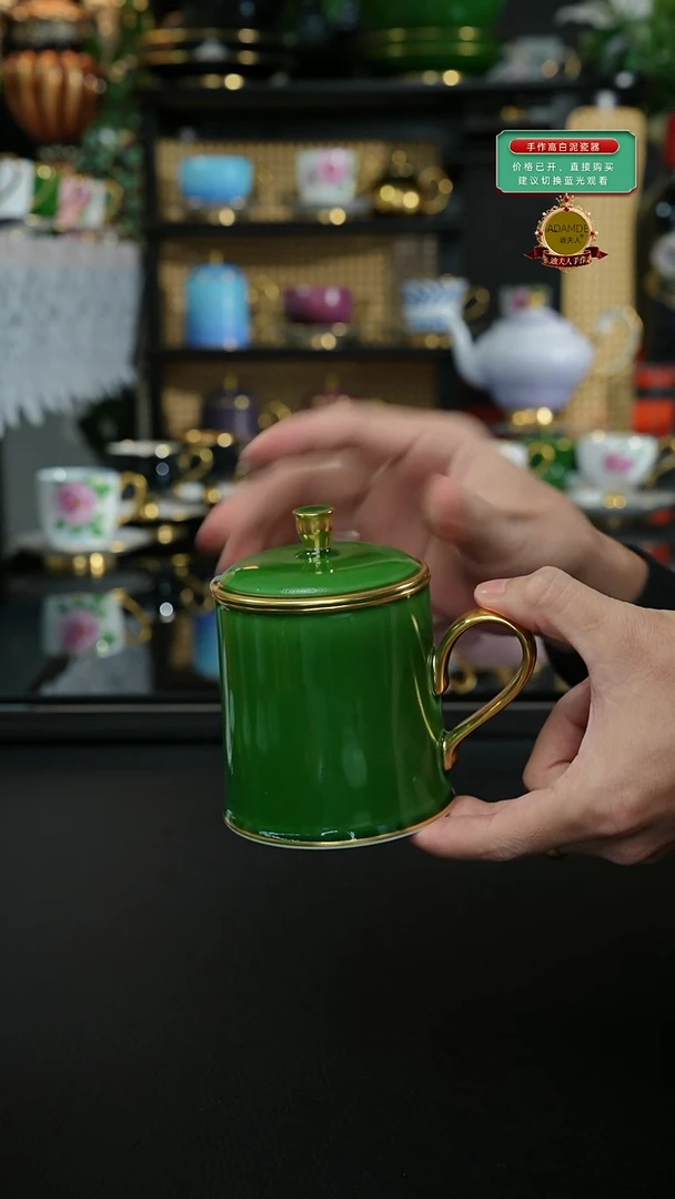 手工翡翠绿盖杯二等品完美慎拍，，，，，，，，，，，，，