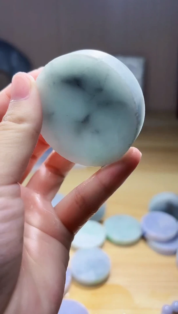 翡翠未镶嵌颈饰翡翠A货 姜谭536