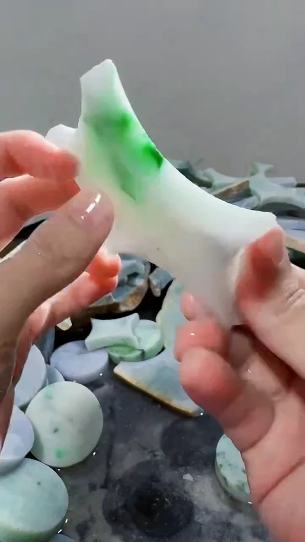 裸石翡翠缅甸翡翠A货文11