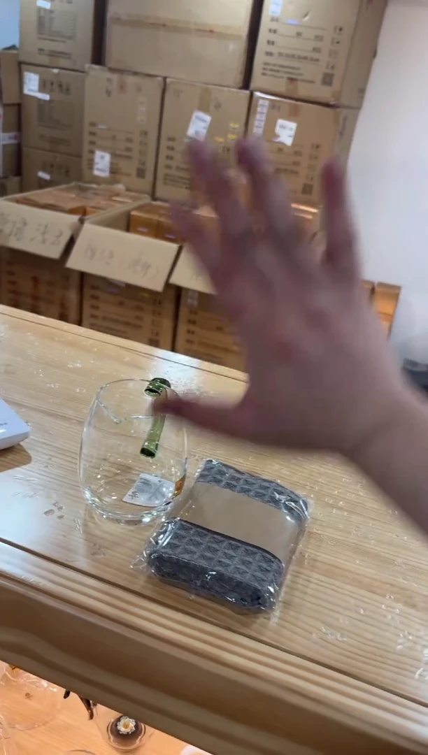 禾器-澄然茶海-湖绿色+华夫格茶巾