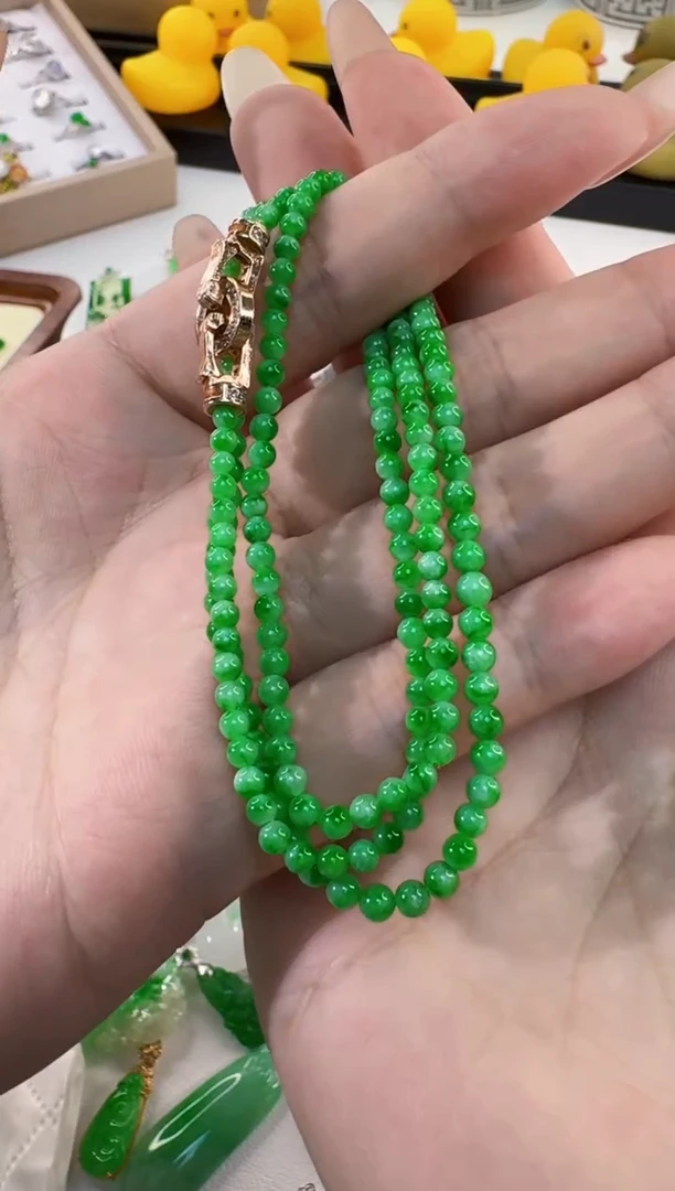 未镶嵌手串翡翠缅甸A货翡翠