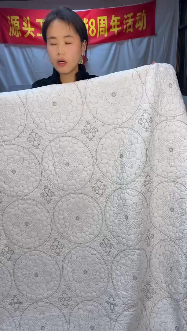 棉纯棉白色美伦180*200