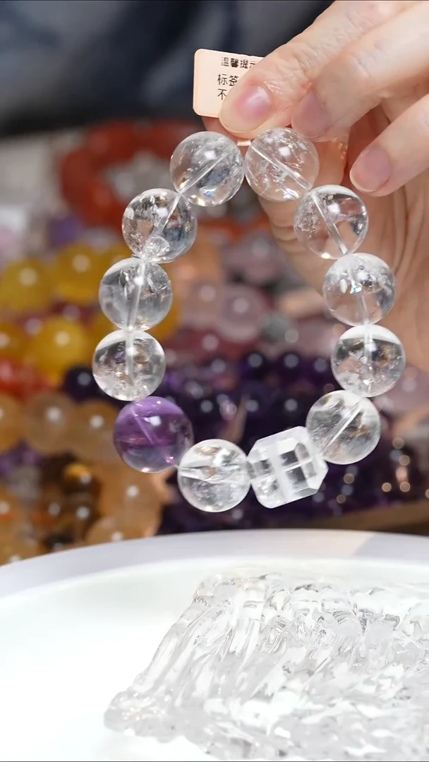 未镶嵌手串水晶利姆利亚白水晶手串·MM0025DEC933L355