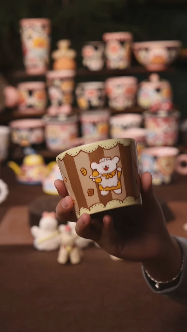 杯子景德镇原创手作陶瓷