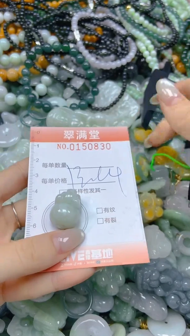 翡翠未镶嵌颈饰闪购0150830