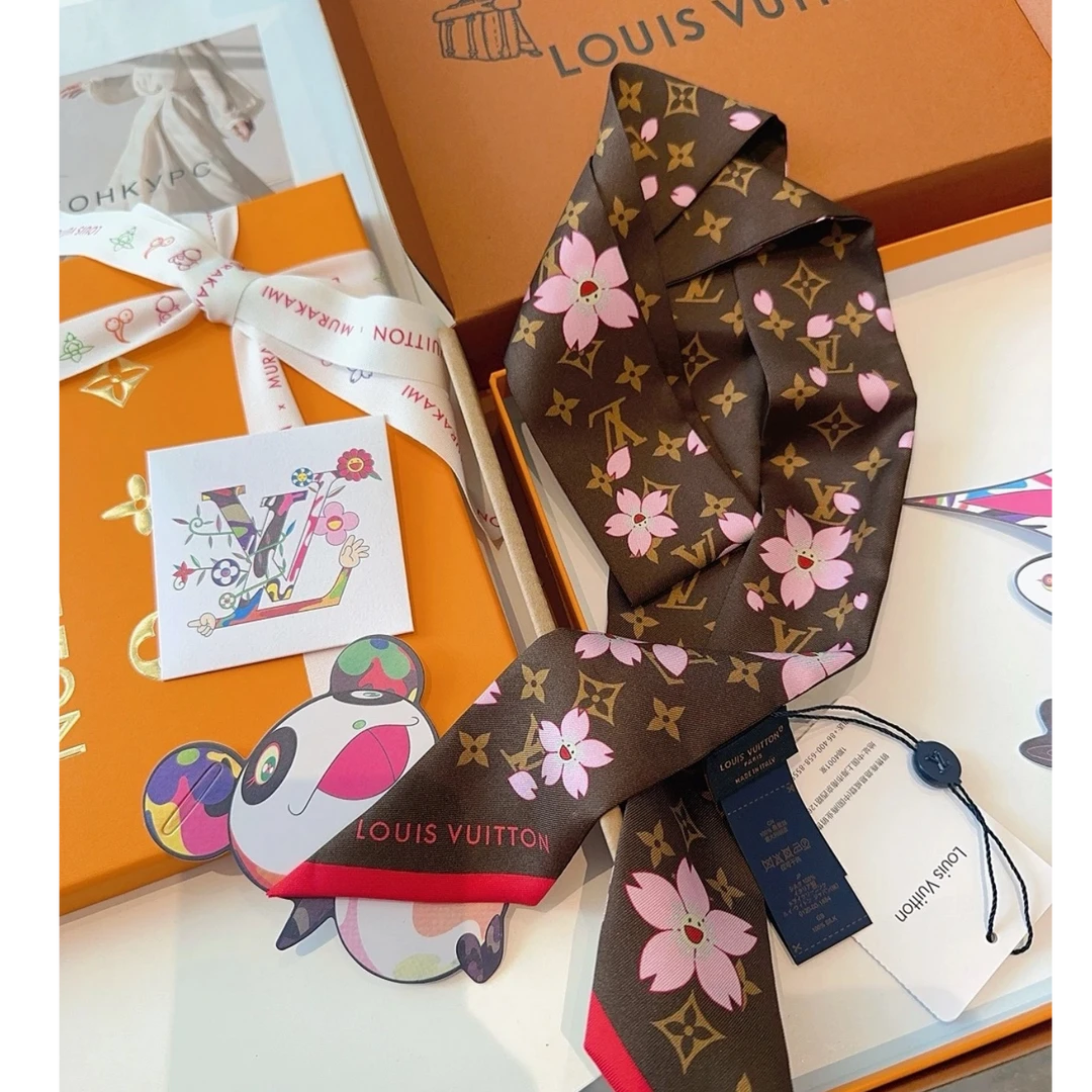 未使用 LouisVuitton/路易威登 花花CHERRYBLOSSOM BB 束发带