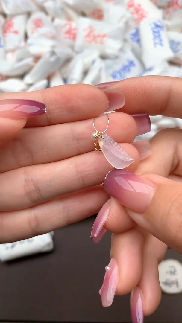 【闪购商品】翡翠挂件18K金镶嵌一